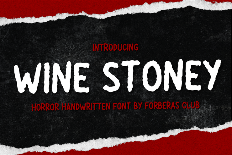 Wine Stoney字体 1