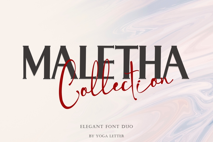 MALETHA Collection字体 1