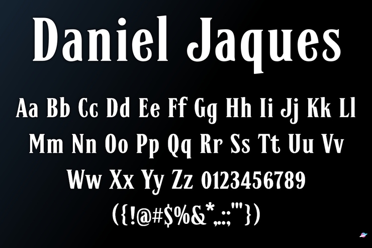 Daniel Jaques字体 1