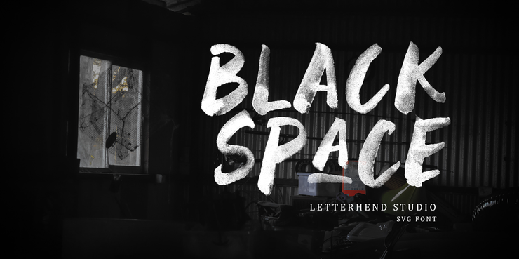 Black Space字体 1