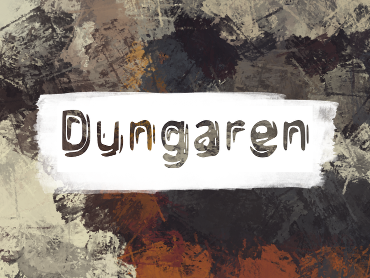 d Dungaren字体 1