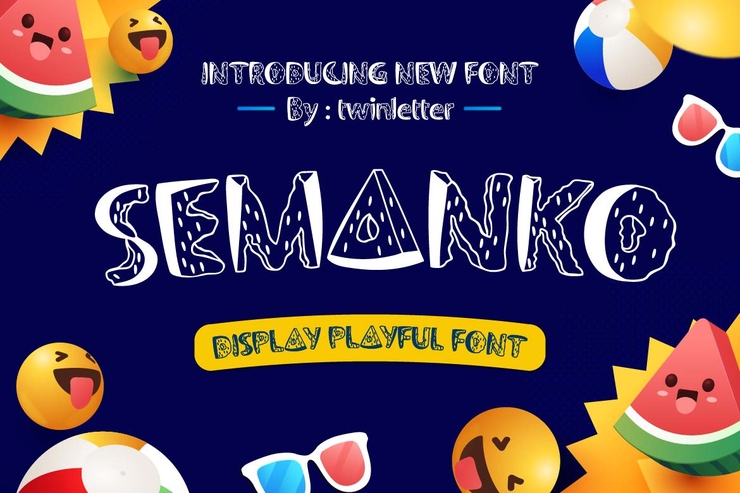 SEMANKO字体 4