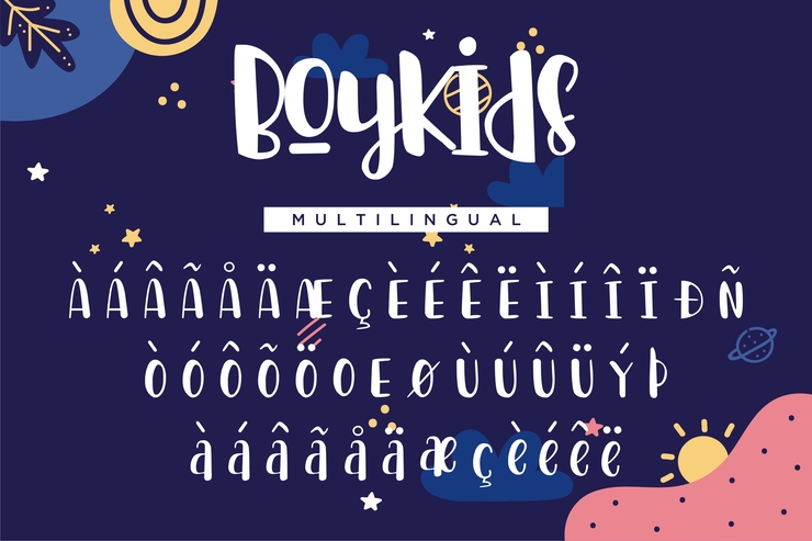 Boykids字体 8