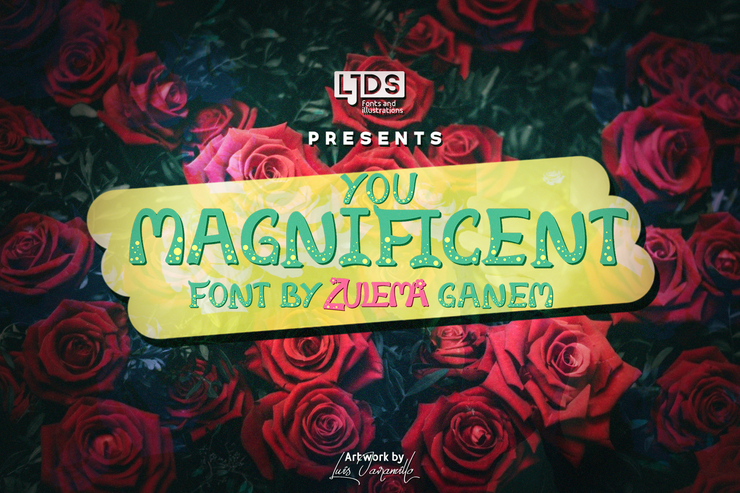 You Magnificent字体 4
