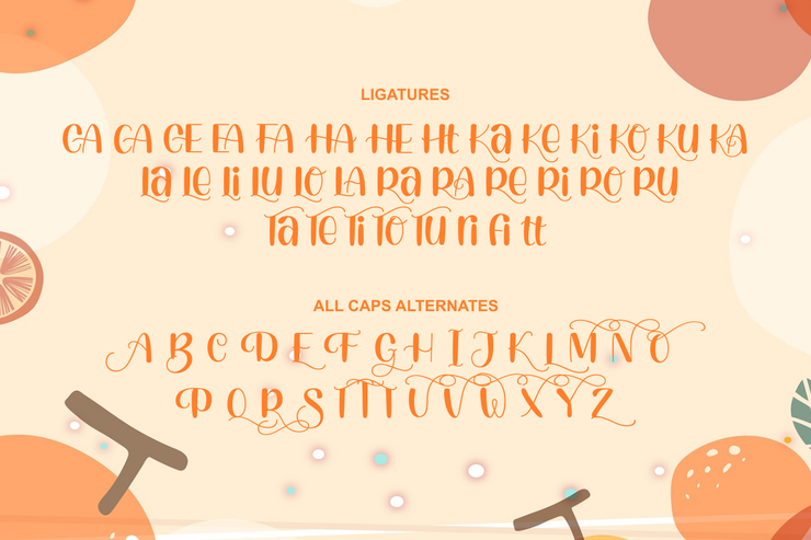 Orange Slices字体 5