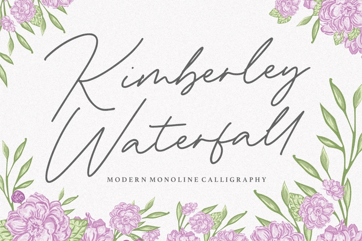 Kimberley Waterfall字体 1