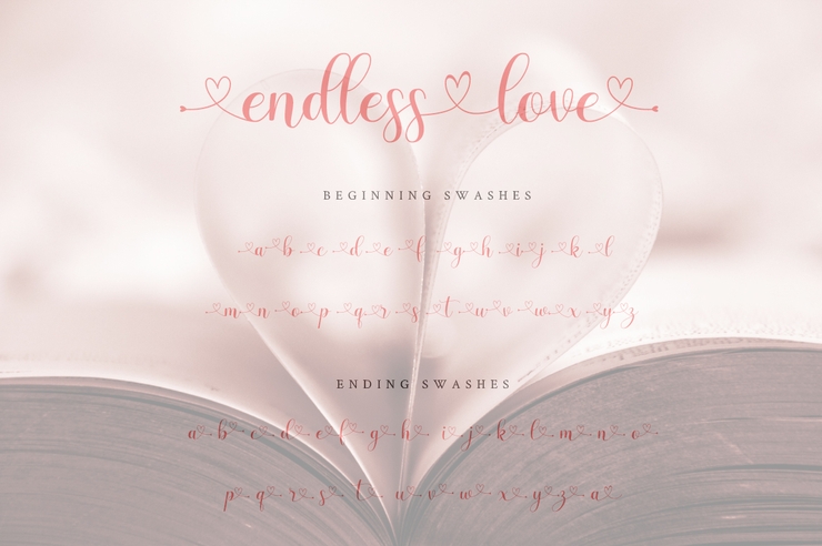 Endless Love字体 2