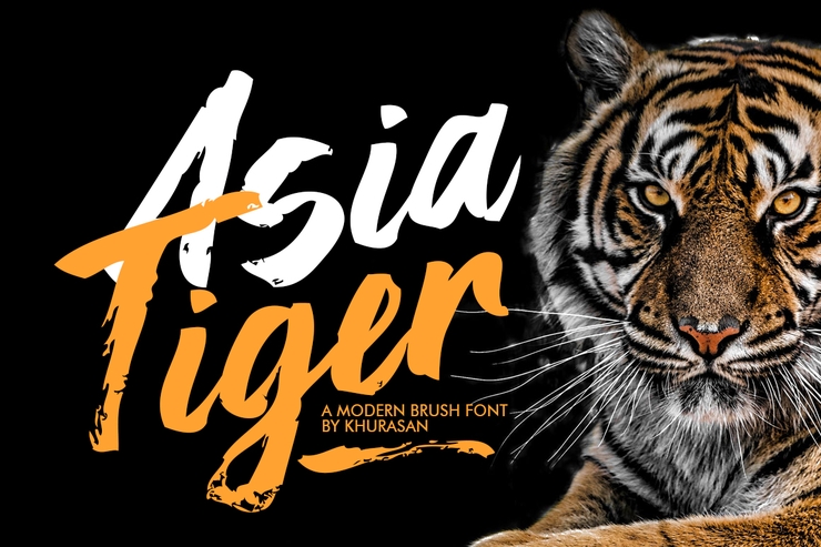 Asia Tiger字体 1