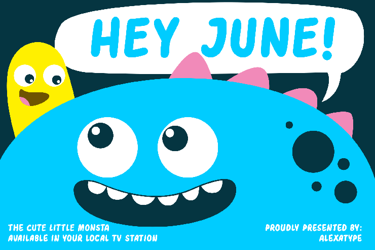 HEY JUNE字体 1