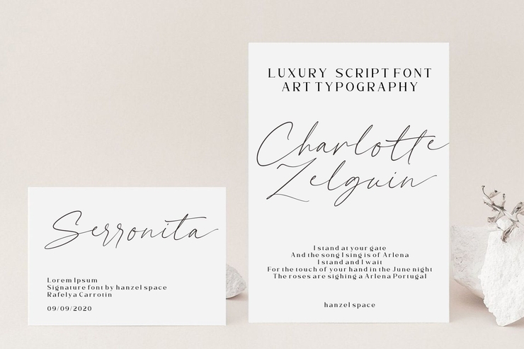 Rafelya Carrotin字体 6