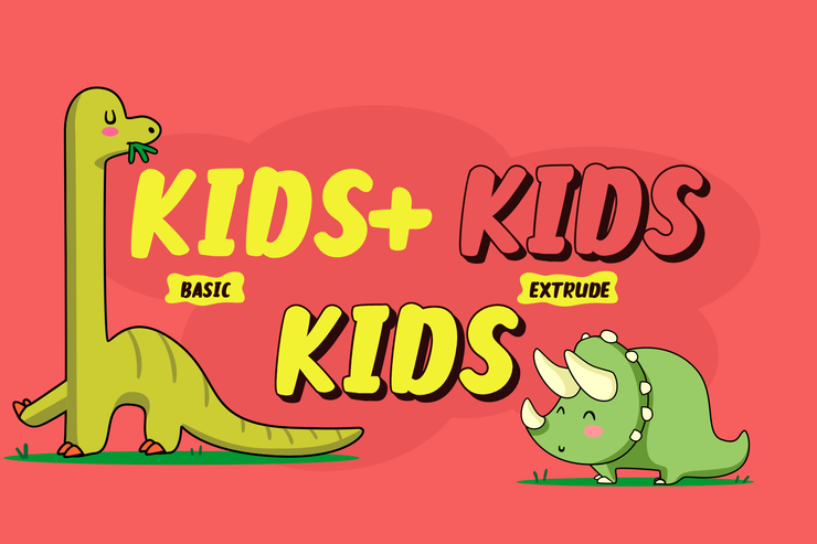 Dino Kids字体 5