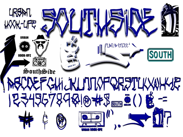 SOUTHSIDE字体 1