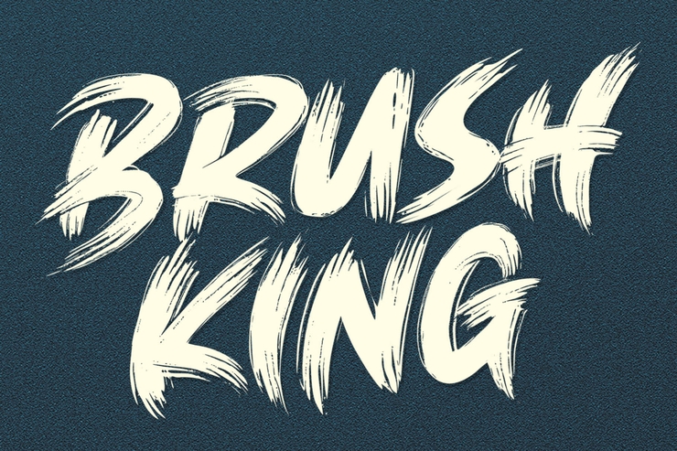 Brush King字体 6
