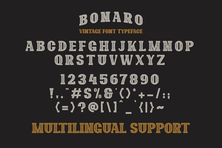 Bonaro字体 1