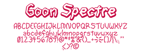 goon spectre TBS字体 1