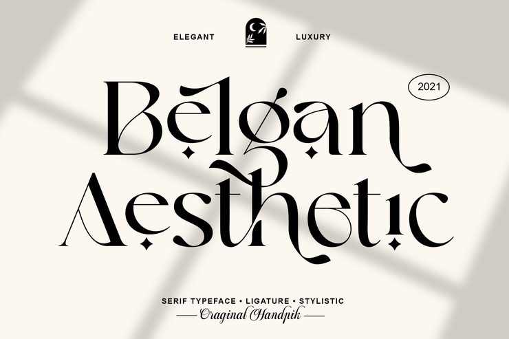 Belgan Aesthetic字体 6