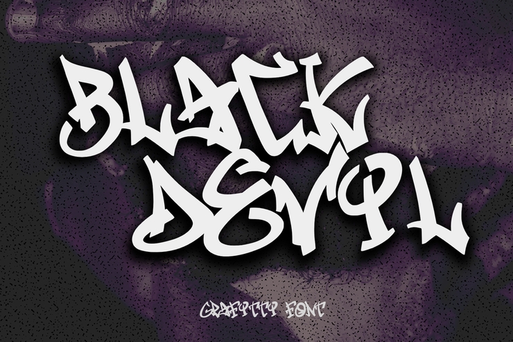 Black Devils Graffiti字体 6