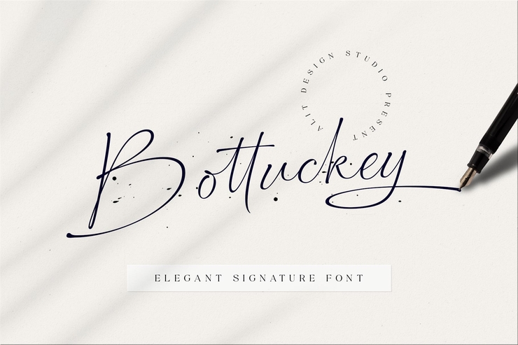 Bottuckey version字体 5