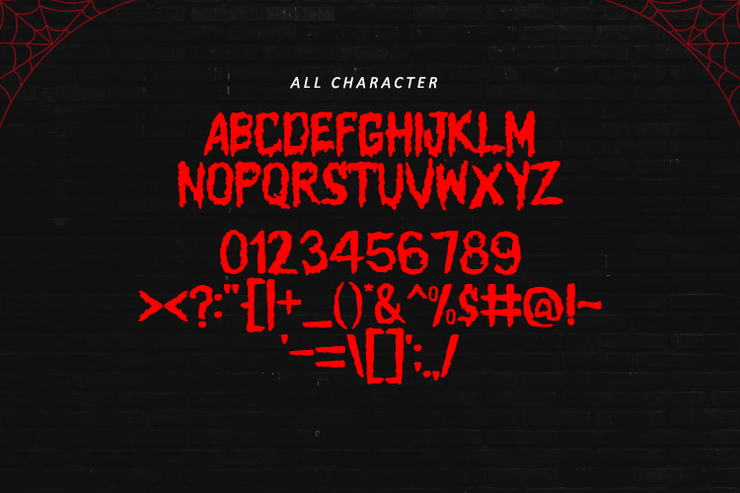 Halloween Slime字体 1