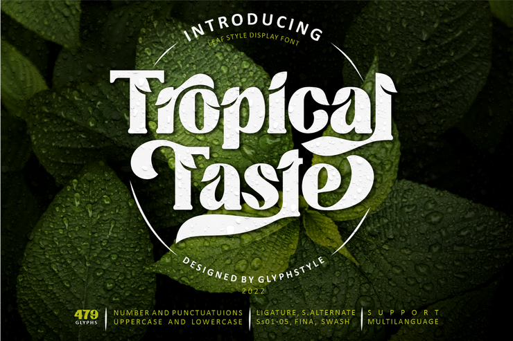 Tropical Taste字体 4