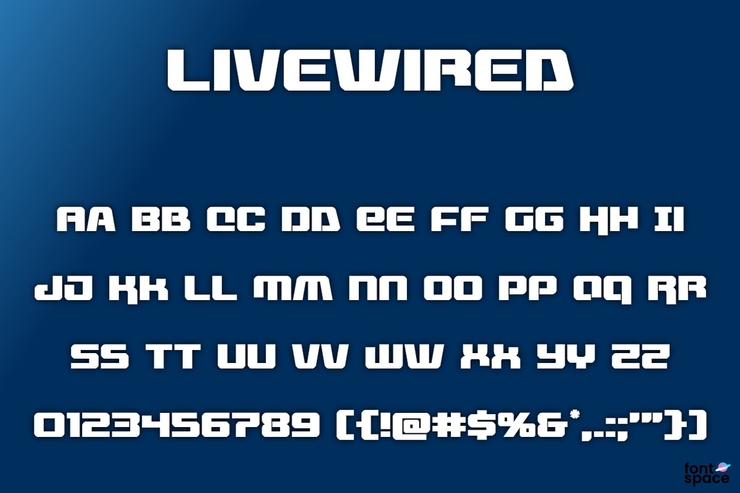 Livewired字体 1