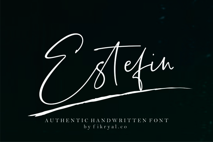 Estefin字体 1