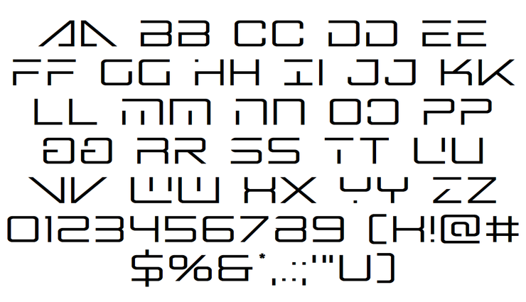 Banshee Pilot字体 1