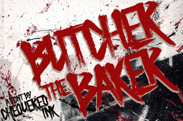 Butcher the Baker字体 1