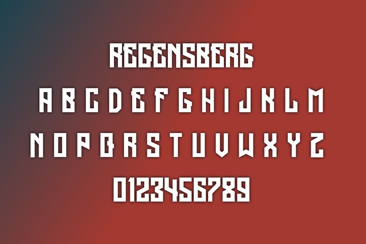 Regensburg字体 1