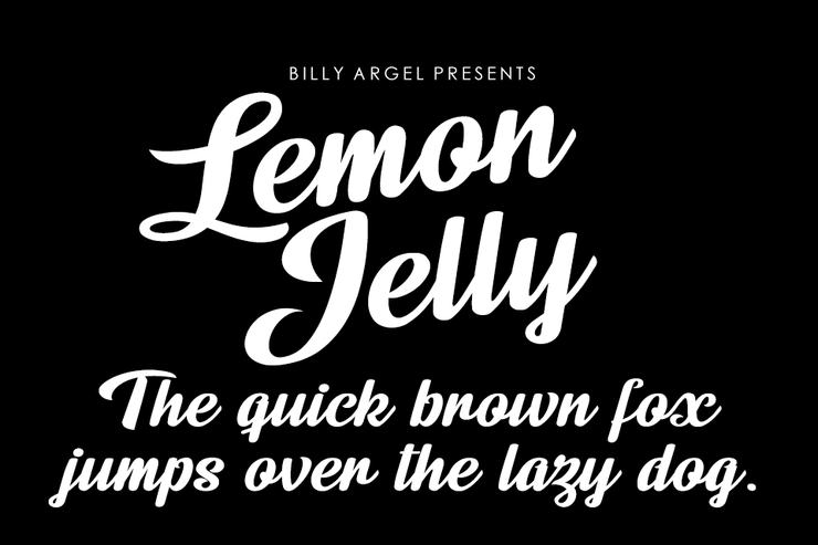 Lemon Jelly字体 1