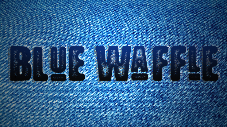 Blue Waffle字体 1