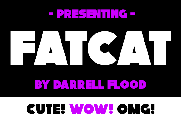 Fatcat字体 1