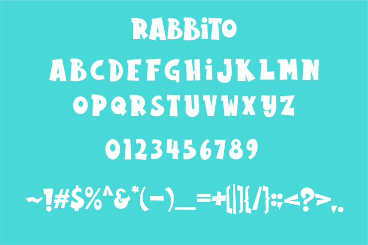 Rabbito字体 5