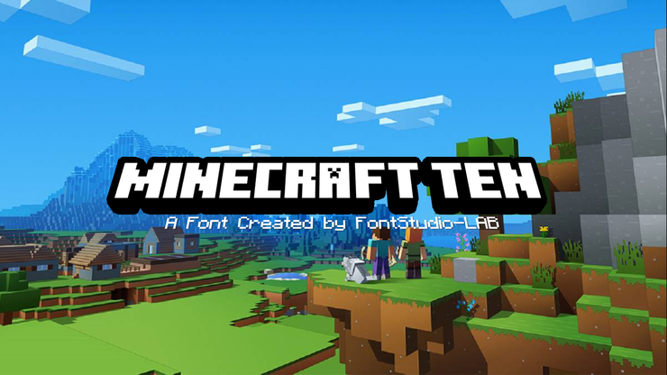 Minecraft Ten字体 2