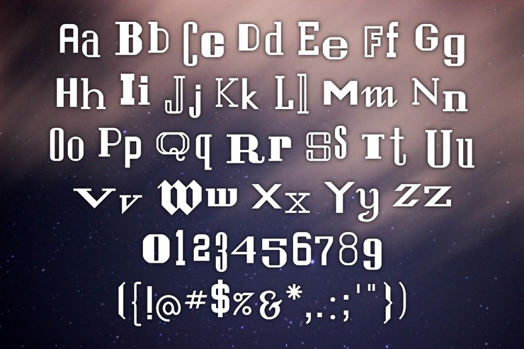 Sanfrisco字体 1