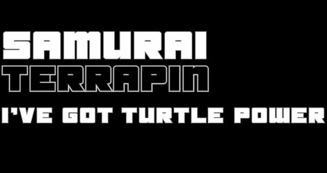Samurai Terrapin字体 2