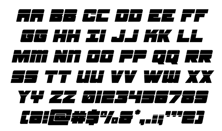 Samurai Terrapin字体 4