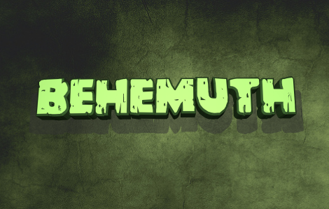 Behemuth字体 3