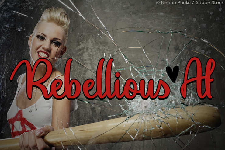 Rebellious Af字体 1