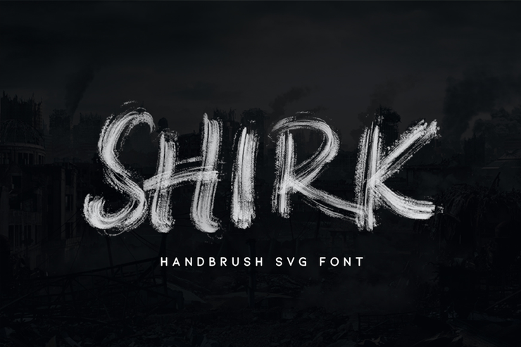 SHIRK字体 1
