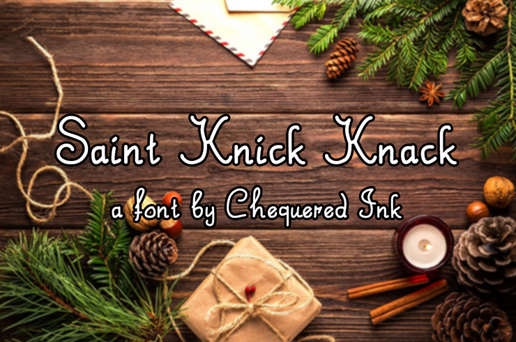 Saint Knick Knack字体 2