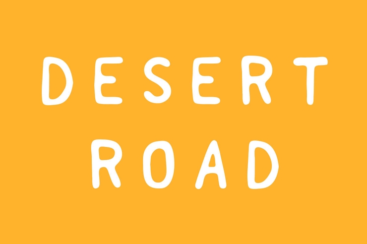 Desert Road字体 4