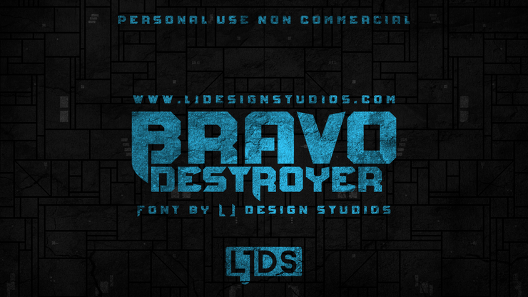 Bravo Destroyer字体 4