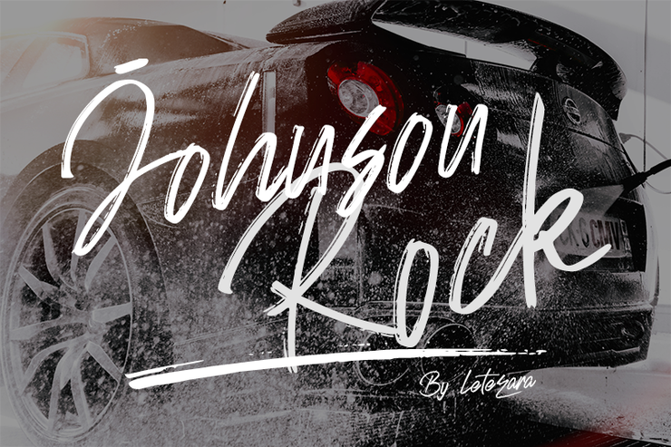 Johnson Rock字体 1