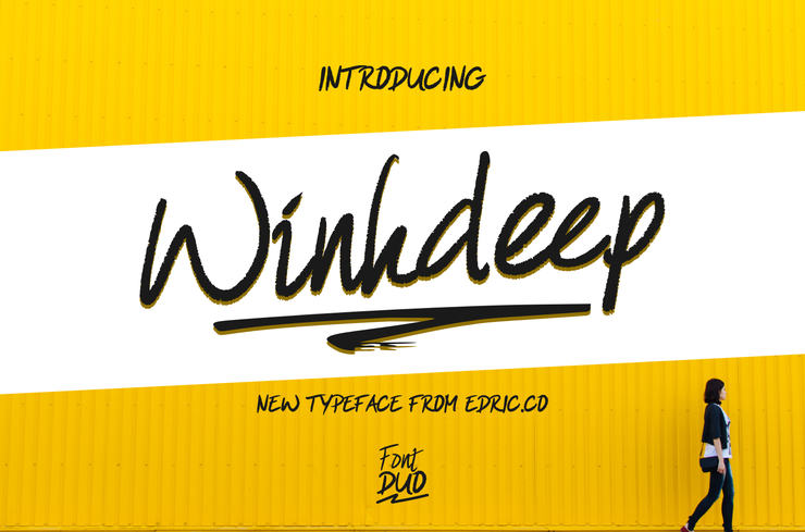 Winkdeep One字体 5
