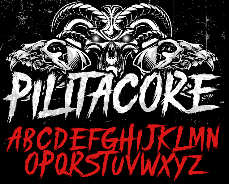 PILITACORE DEMO字体 1