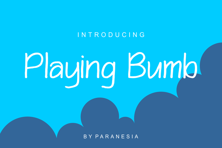 Playing Bumb字体 1
