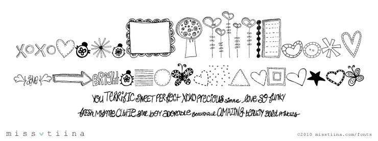 MTF Doodlewhats字体 1