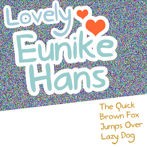 Lovely Eunike Hans字体 1