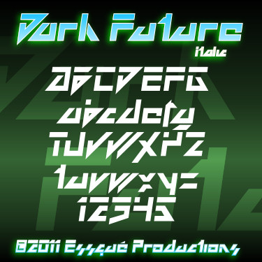 Dark Future字体 1